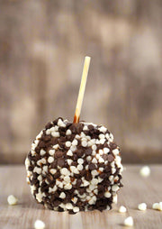 Black & White Caramel Apple