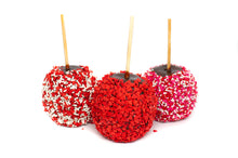 Load image into Gallery viewer, Valentines Sprinkle Caramel Apple
