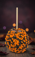 Load image into Gallery viewer, Halloween Sprinkle Caramel Apple
